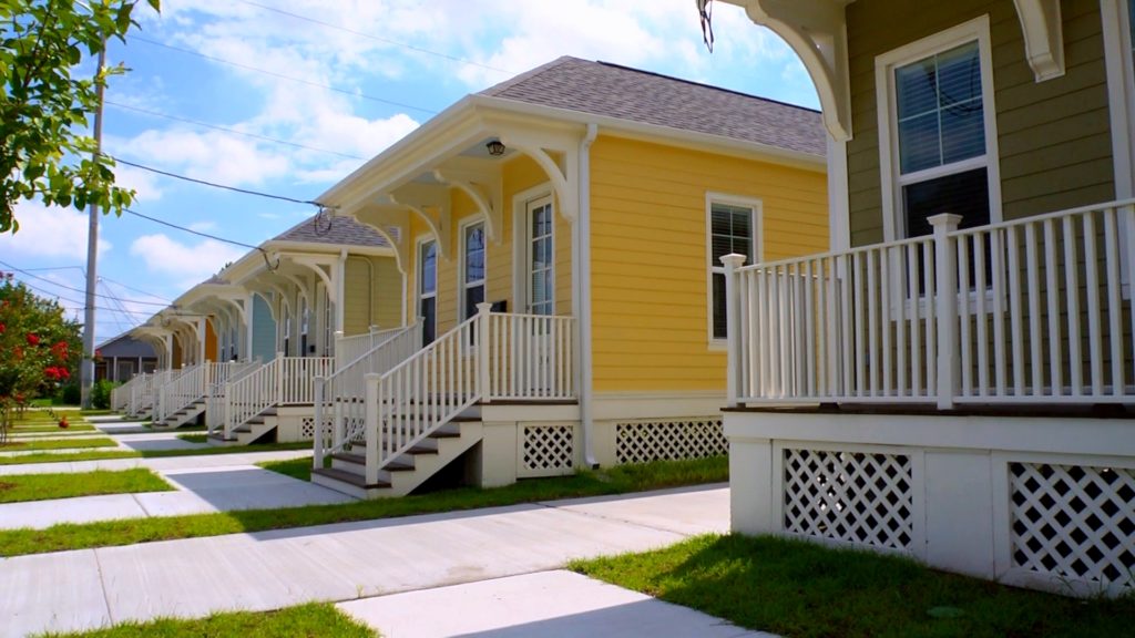 A neighborhood of Katrina Cottages in New Orleans, LA. via Kisker Productions