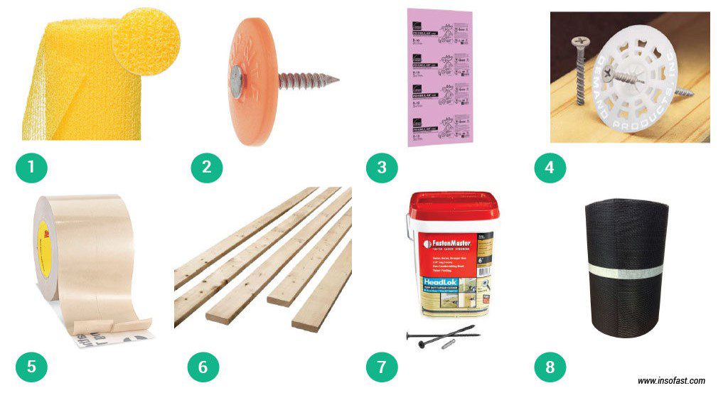 8 different components