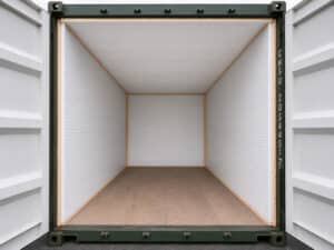 Shipping container with EX-2.5 Panels