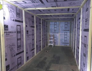 Foamboard with InSoFast Inserts