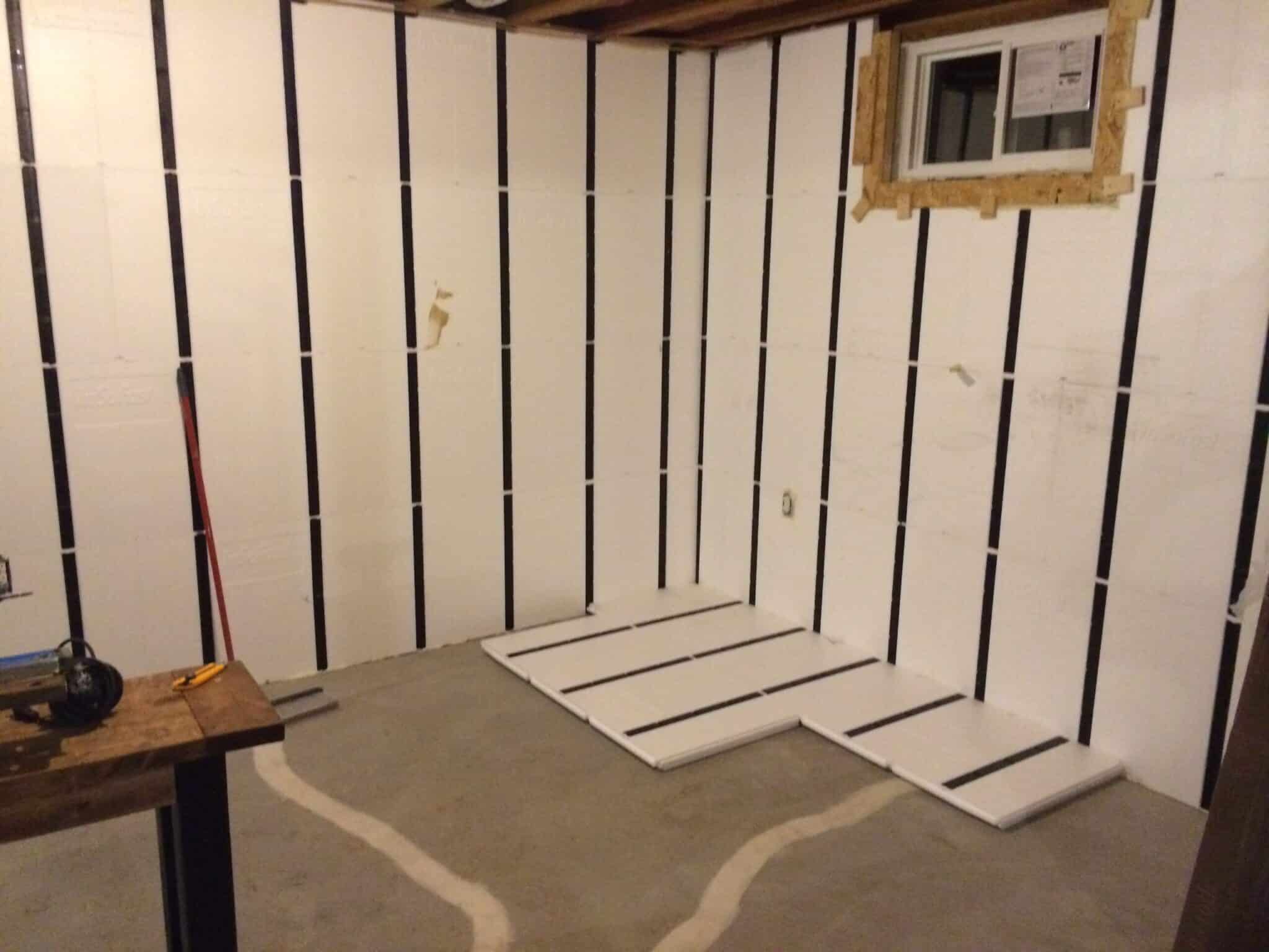Floor-to-Ceiling Insulation in a Brick Wall Basement | InSoFast Insulation  Solutions, image size:2048x1536
