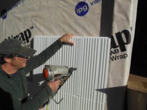 Shop InSoFast X-Bracket System InSoFast nail gun into stud