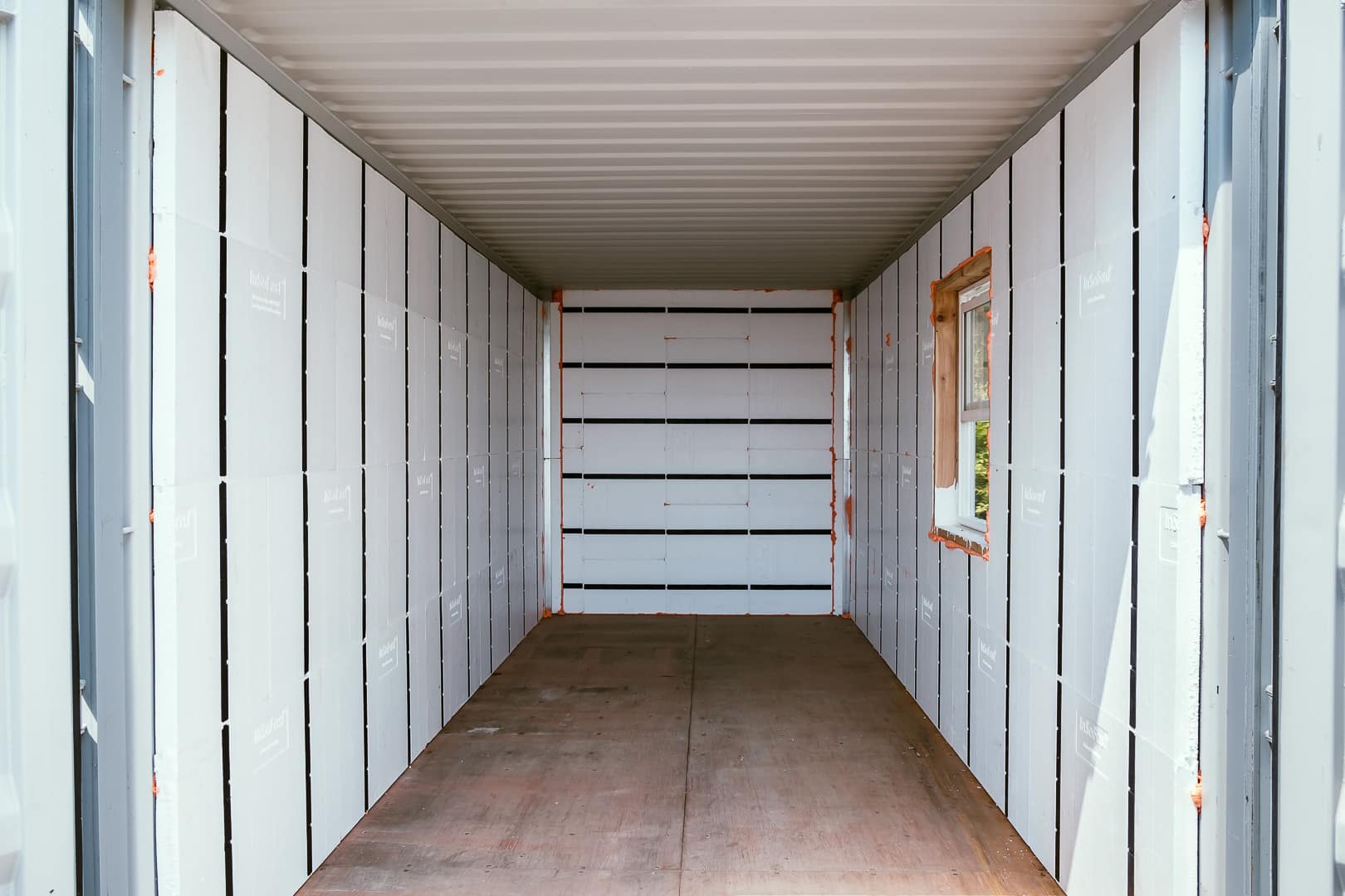 Shipping Container Insulation Interior or Exterior Options