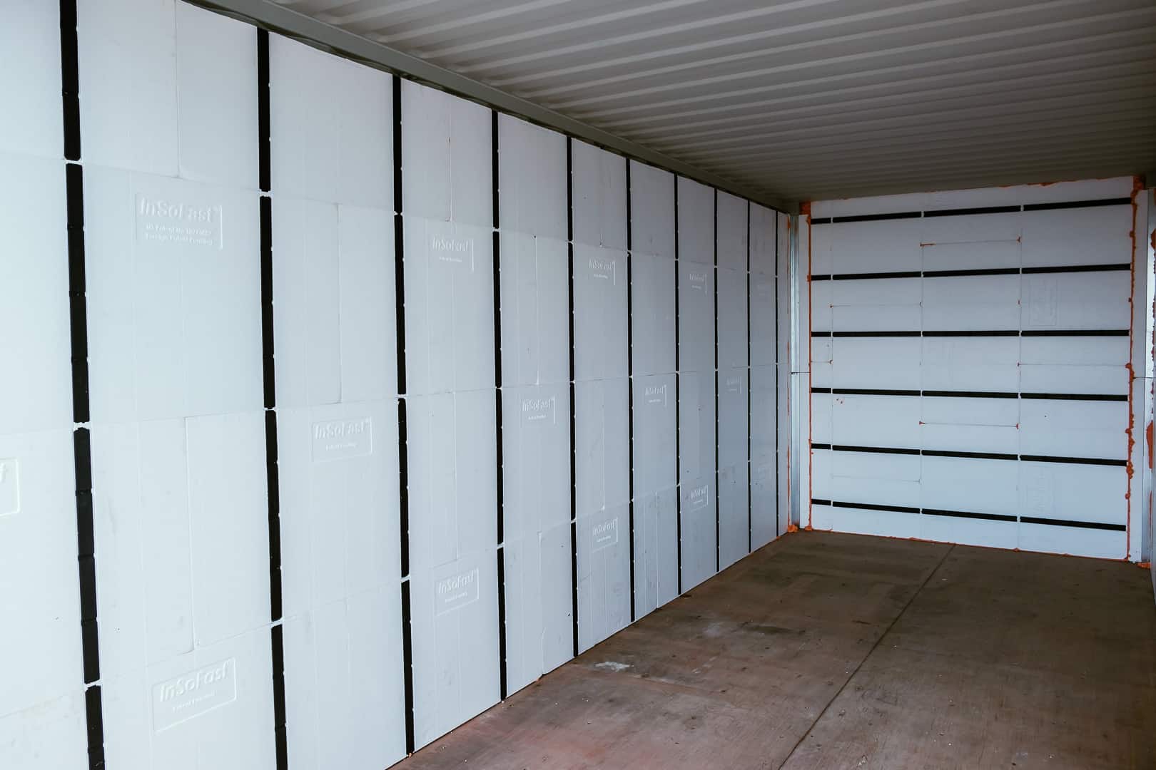 Shipping Container Insulation Interior or Exterior Options