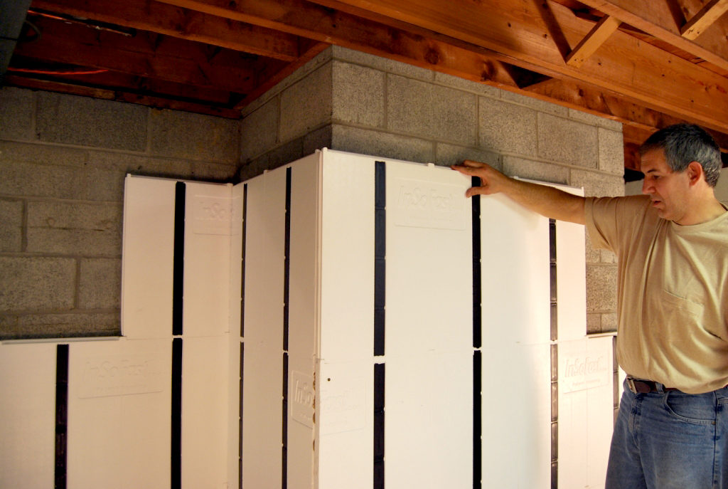 InSoFast 2.0 basement insulation panel