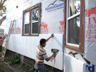 Installing Exterior Insulation