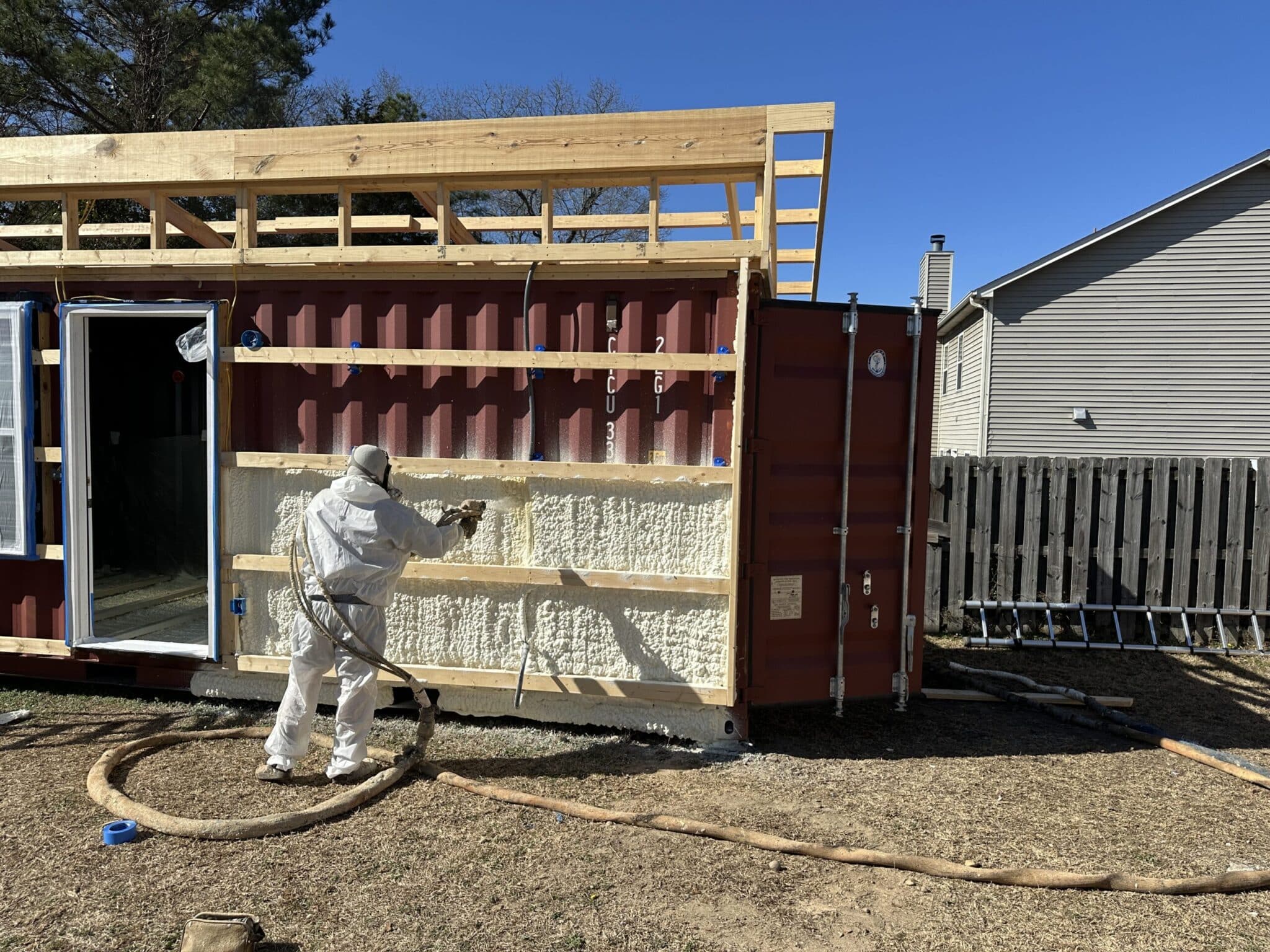 Shipping Container Insulation Interior or Exterior Options