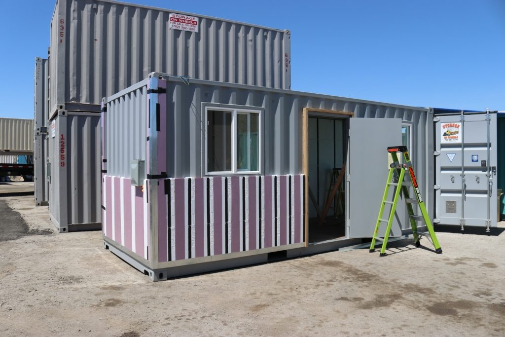 Insulate Shipping Container on the Outside