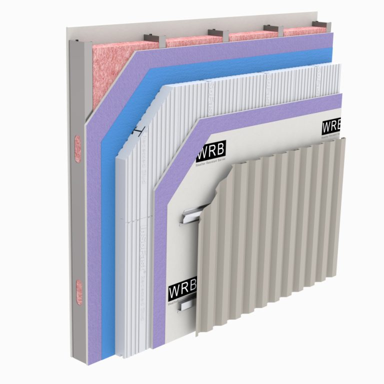 NFPA 285 Compliant steel framing-vertical siding