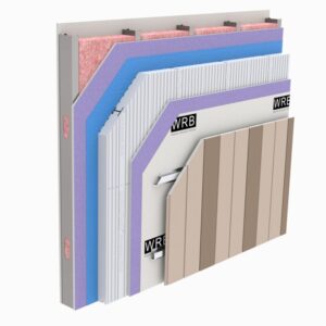 NFPA 285 Compliant steel framing vertical cement board